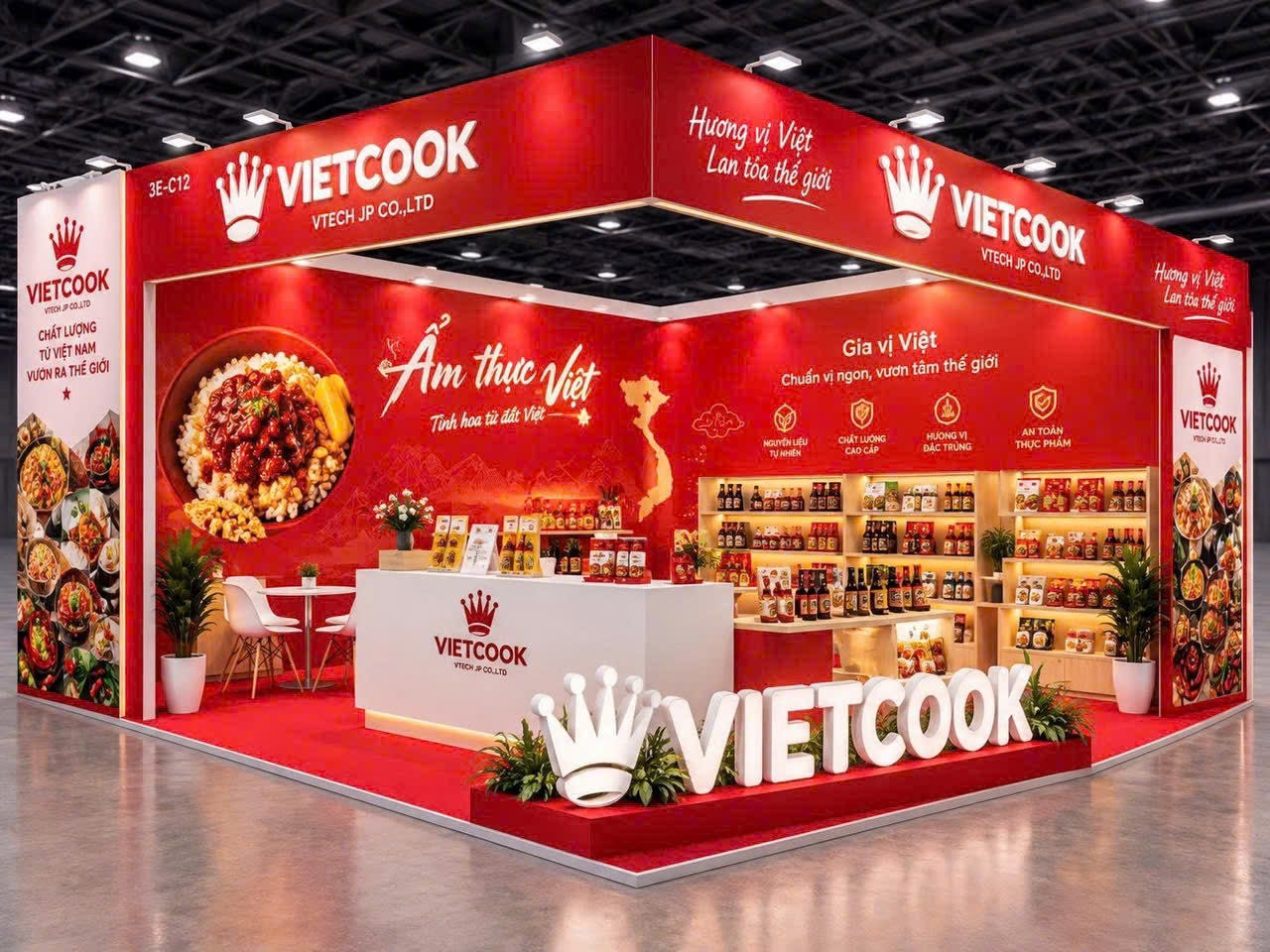 VIETCOOK exhibition booth