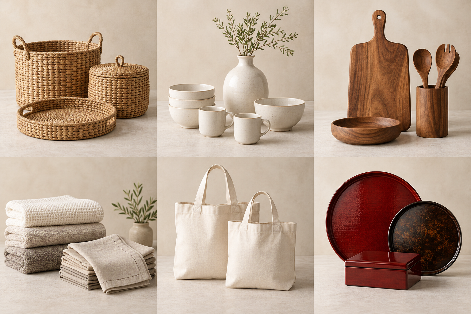 AI-generated consumer goods category illustrations